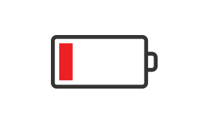 low battery icon