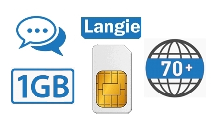 1gb sim langie