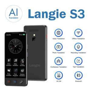 Prenosný hlasový prekladač LANGIE S3
